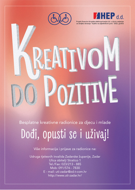 Započele radionice u sklopu projekta „Krativom do Pozitive“
