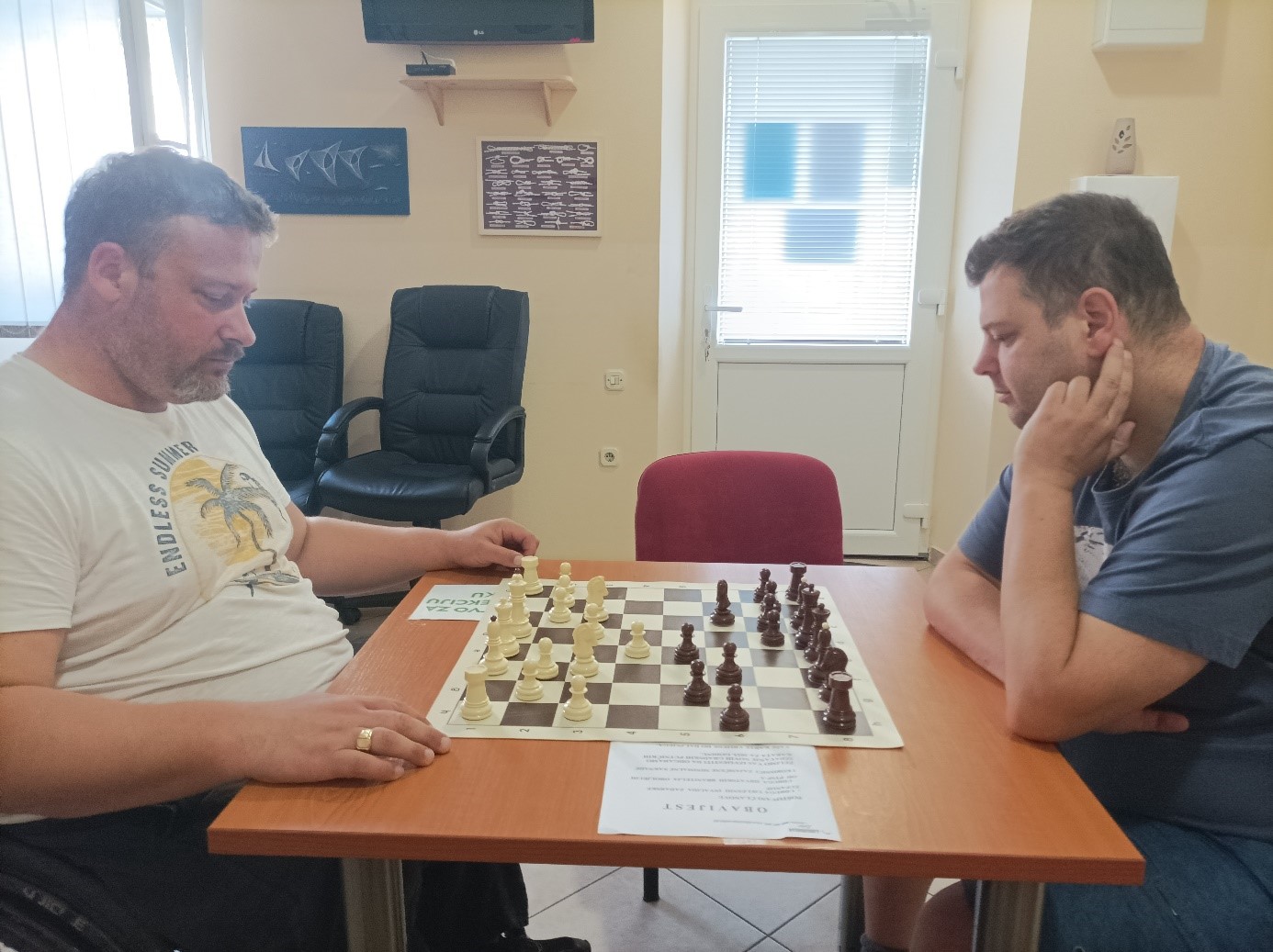 Druženje uz šah u sklopu programa „KLUBOVI KORISNIKA-KLUB AKTIV“